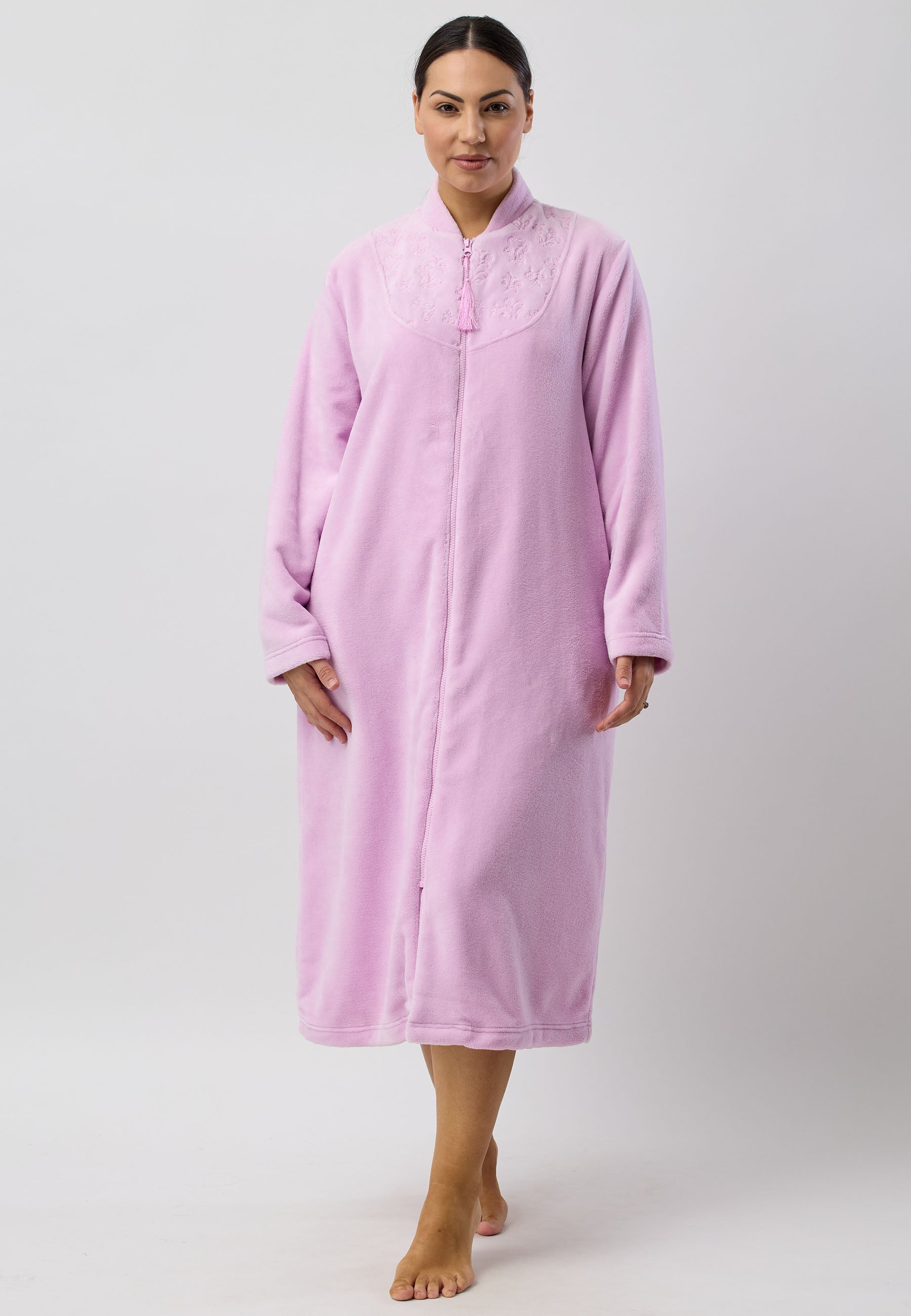 SK918 Lilac Dressing Gown by Schrank